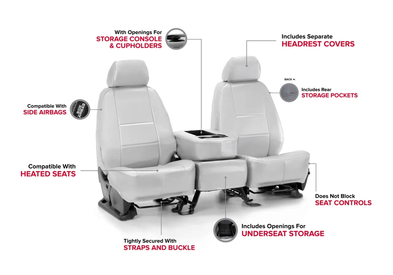 Luxury Carbon Fiber Car Seat Covers Features